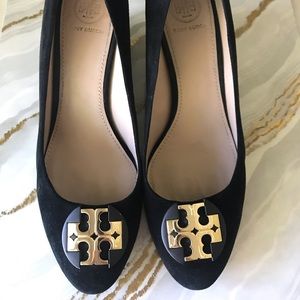 Tory Burch Suede Wedges - VGUC - Size 7.5